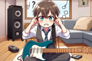 ギターの音が汚い