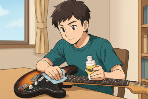 ギターにポリッシュはいらない？