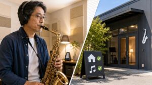 サックスの練習場所どうする？自宅でできる音対策と外で練習できる場所