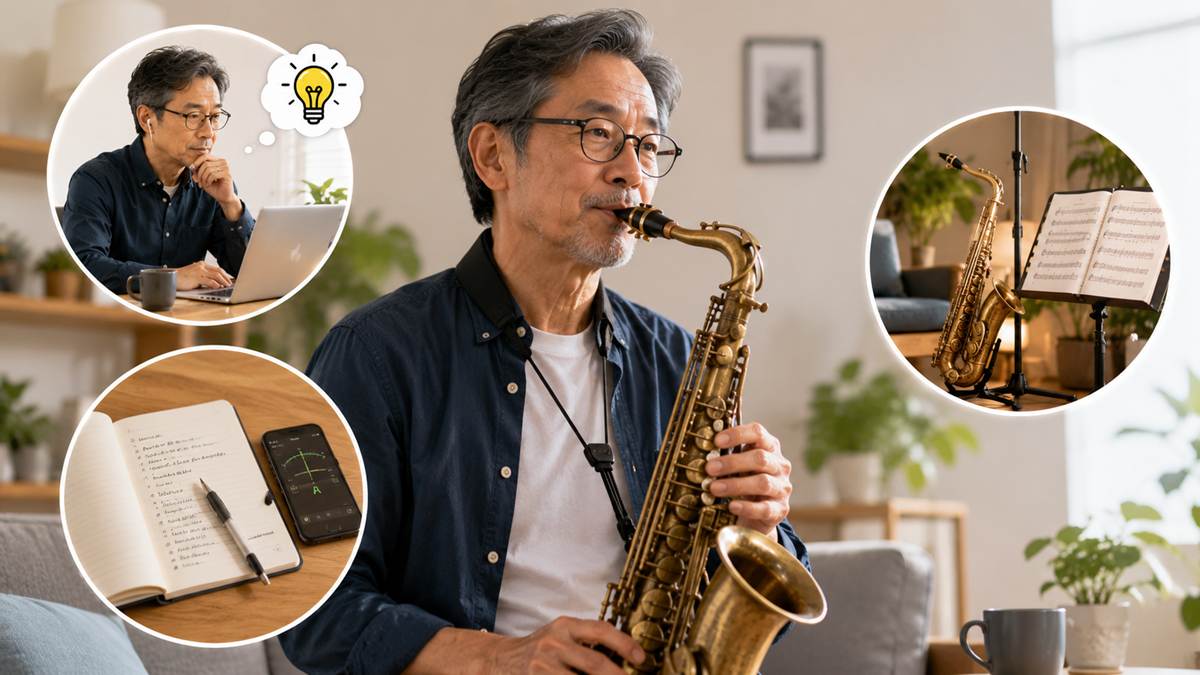 大人からサックスを始めるメリットと独学で上達するコツ完全ガイド